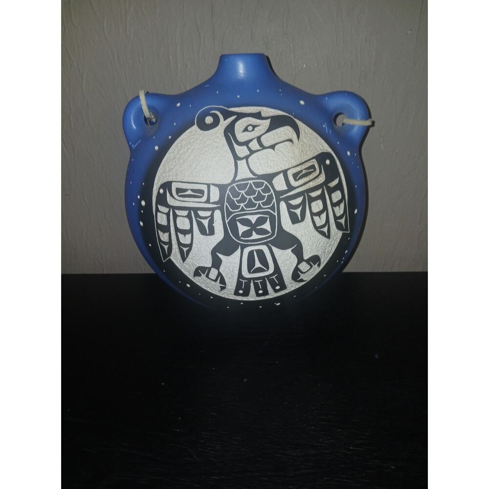 Vintage Native American Pottery Canteen Navajo N.M.